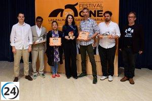 Matt y Mara ganan el premio Lady Harimaguada de Oro en el Festival de Cine de Las Palmas de Gran Canaria.