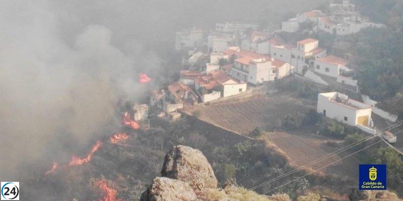 Canarias activa alerta por calor extremo y peligro de incendios en Gran Canaria.