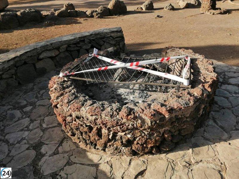 Tenerife restringe el uso del fuego en espacios recreativos ante el peligro de incendios forestales.