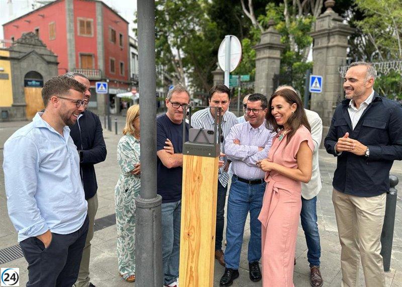 Arucas lanza el primer espacio para selfies de la 'Ruta Fotográfica Canarias'