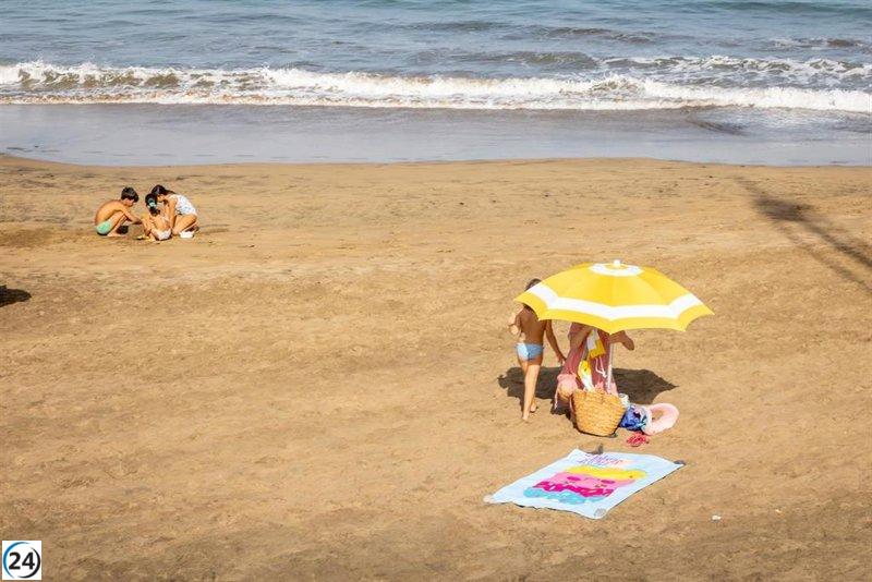 Alerta amarilla por calor extremo en las islas occidentales y Gran Canaria: se esperan temperaturas de hasta 36º este domingo.