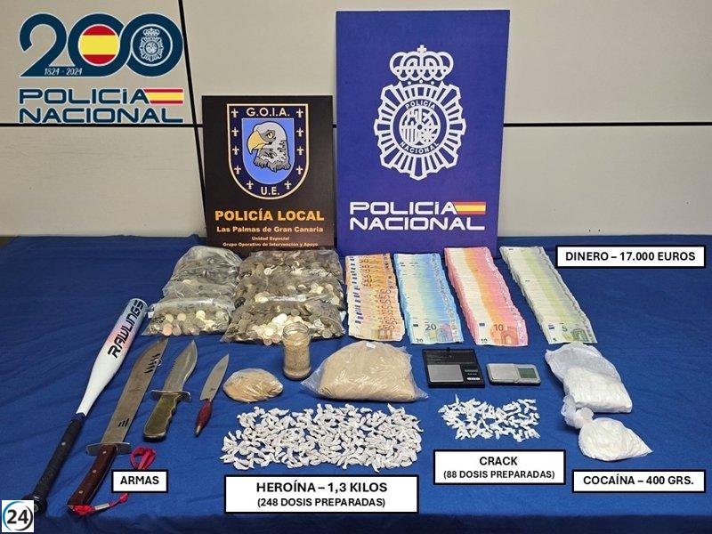Capturan a reconocido narcotraficante en San José, Las Palmas.