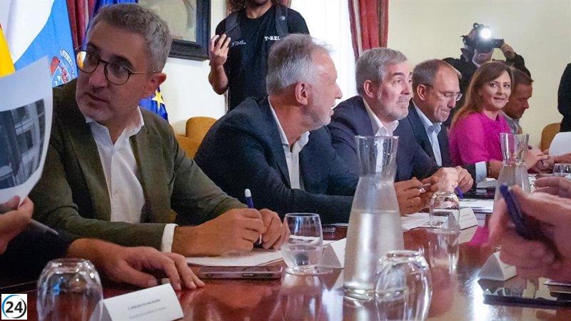 Gobierno y Canarias acuerdan un decreto-ley para impulsar la reconstrucción de La Palma antes de 2023.