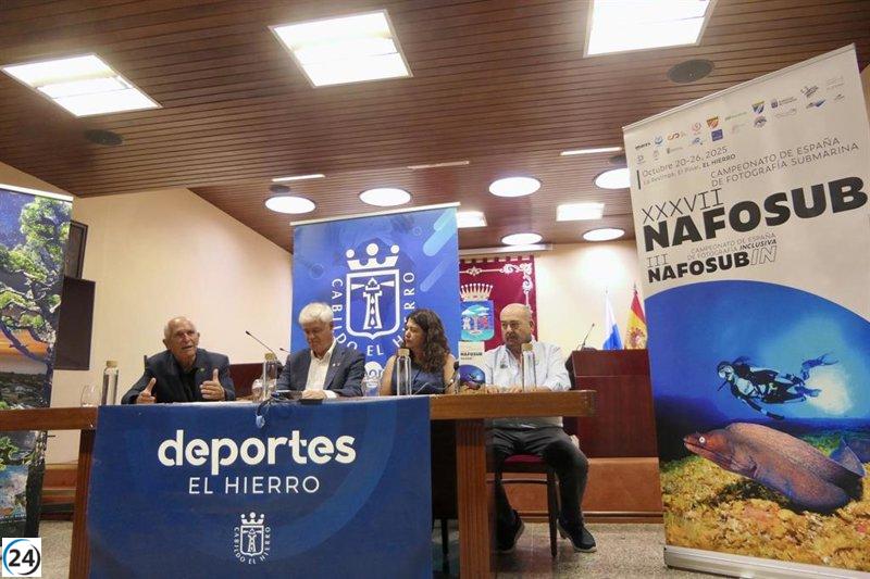 El Hierro acoge mañana el prestigioso campeonato nacional de fotografía submarina en uno de los mejores destinos de buceo global.