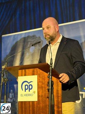 Juan Pedro Armas asume la presidencia de la Comisión Gestora del PP en El Hierro para renovar el partido.