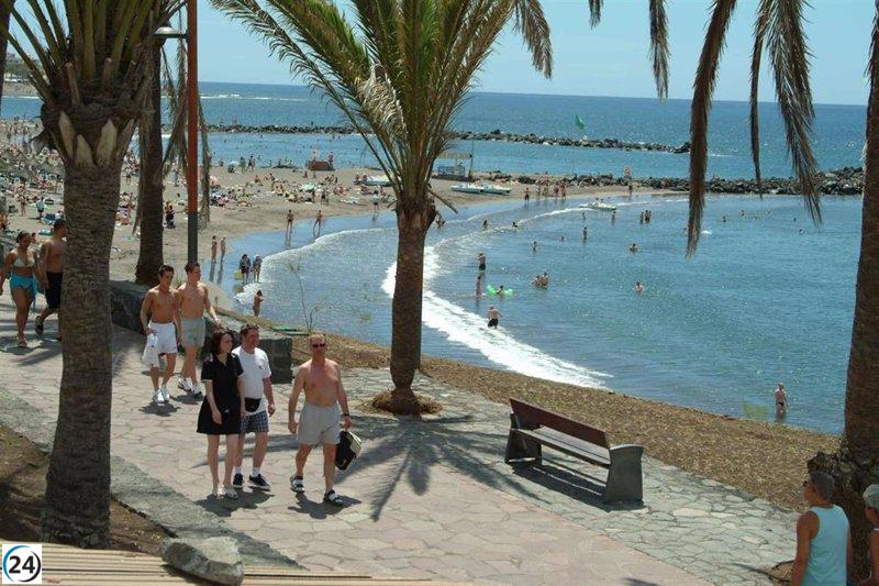 Canarias rompe récord de turismo internacional en junio con casi 948.000 visitantes, un aumento del 5,2% comparado con el año pasado