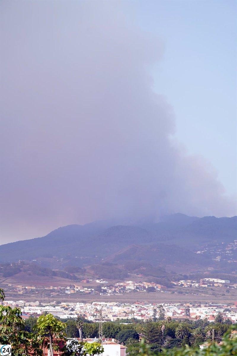El incendio en Canarias afecta municipios con calidad del aire 'desfavorable'