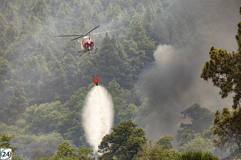 Fuego arrasa 15.000 hectáreas de Tenerife y se resiste en los altos de Güímar