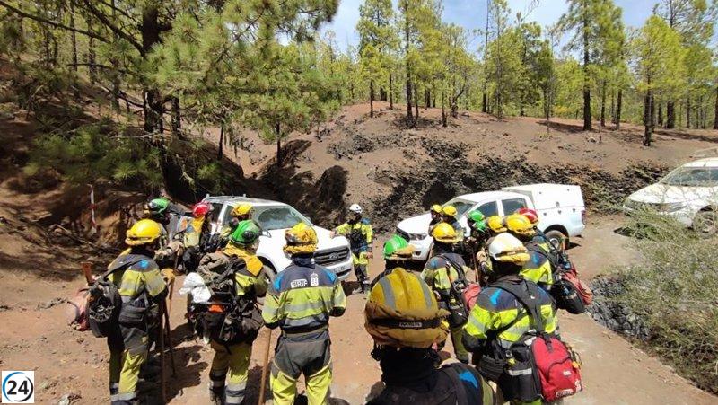 Las reactivaciones en el incendio de Tenerife siguen disminuyendo