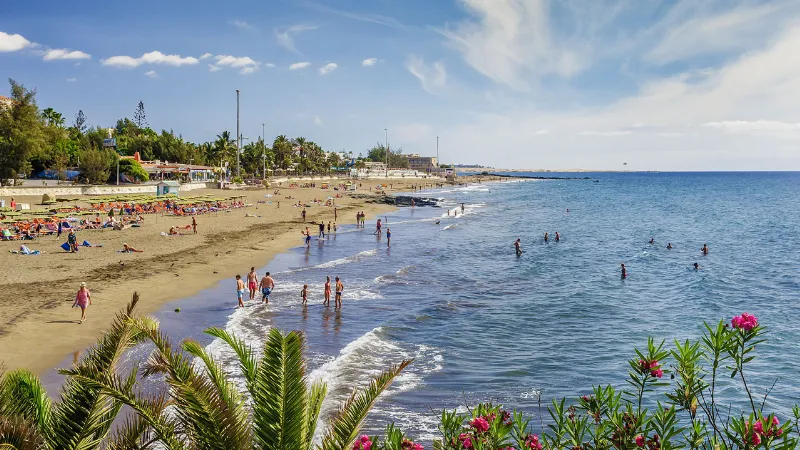 La playa de San Agustín, un rincón de Gran Canaria que siempre enamora