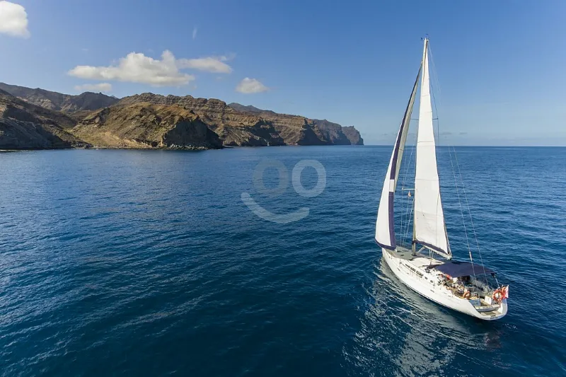 Vela en la costa oeste de Gran Canaria