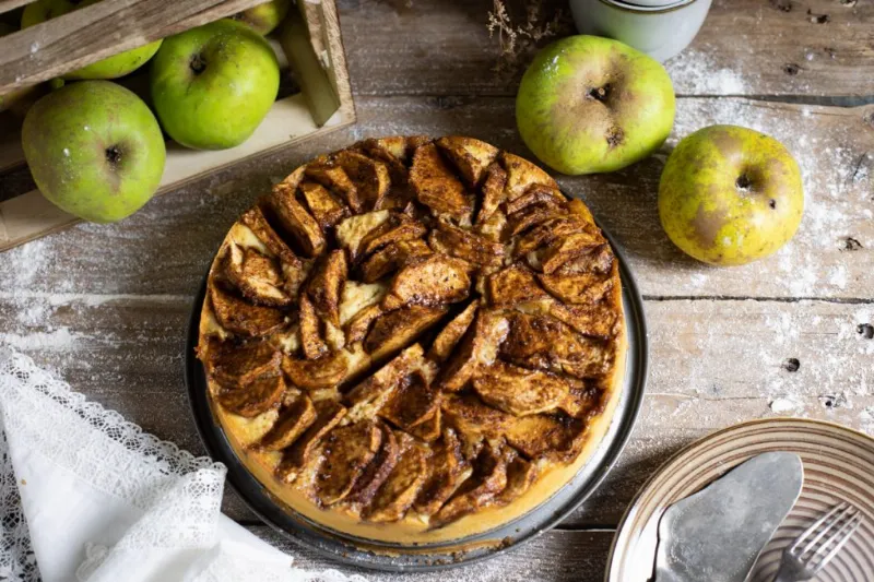 Tarta de manzana canaria, un postre clásico de las Islas